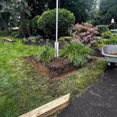 digging in to the ground